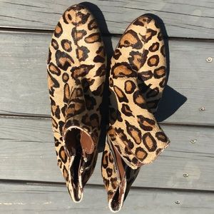 Sam Edelman leopard booties